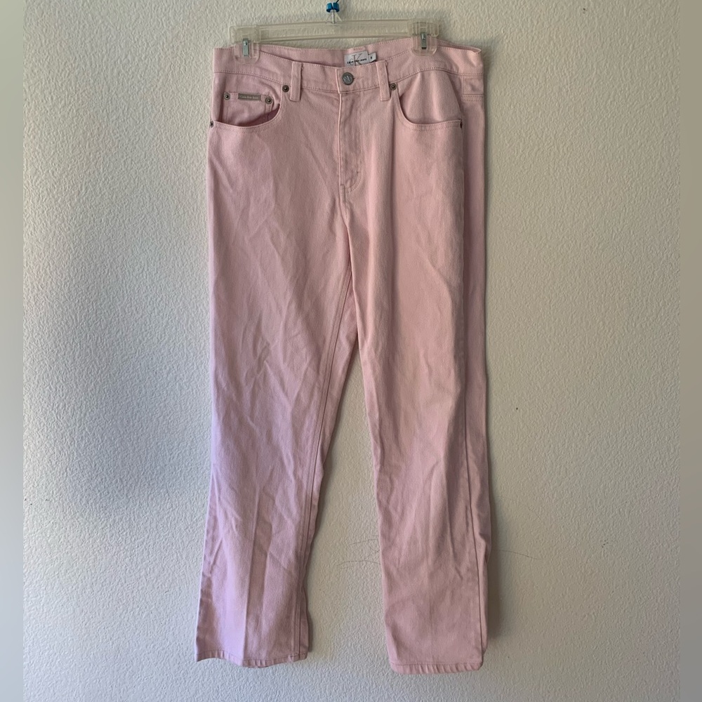 90s vintage pink Calvin Klein jeans size 9 rare